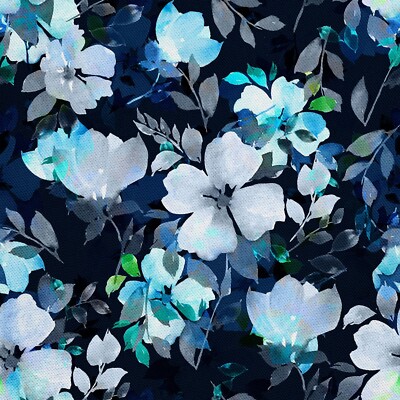 OXFORD Bedruckt Polyester Stoff Wasserdicht Meterware Outdoorstoff- Blumen
