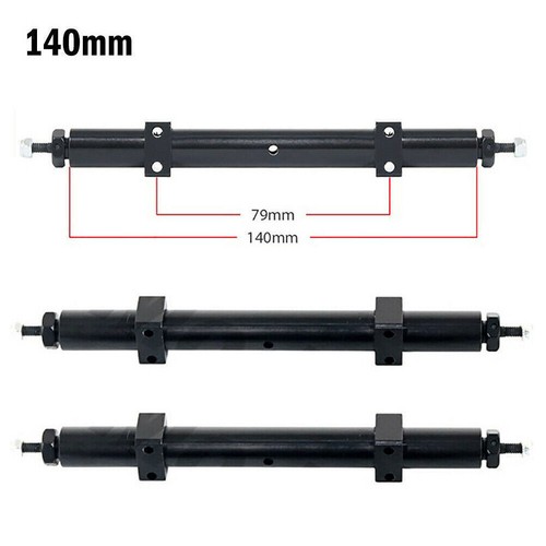 Alloy Unpowered Rear Axle 120mm/140mm For Tamiya 1:14 Series Tractor Trailer Car - Picture 11 of 19