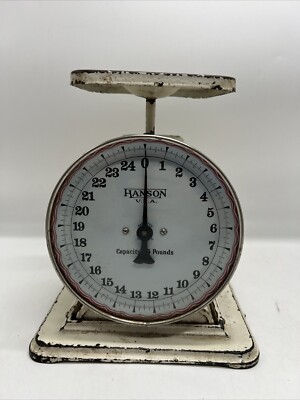 Vintage Hanson 25lb Capacity Scale Works USA