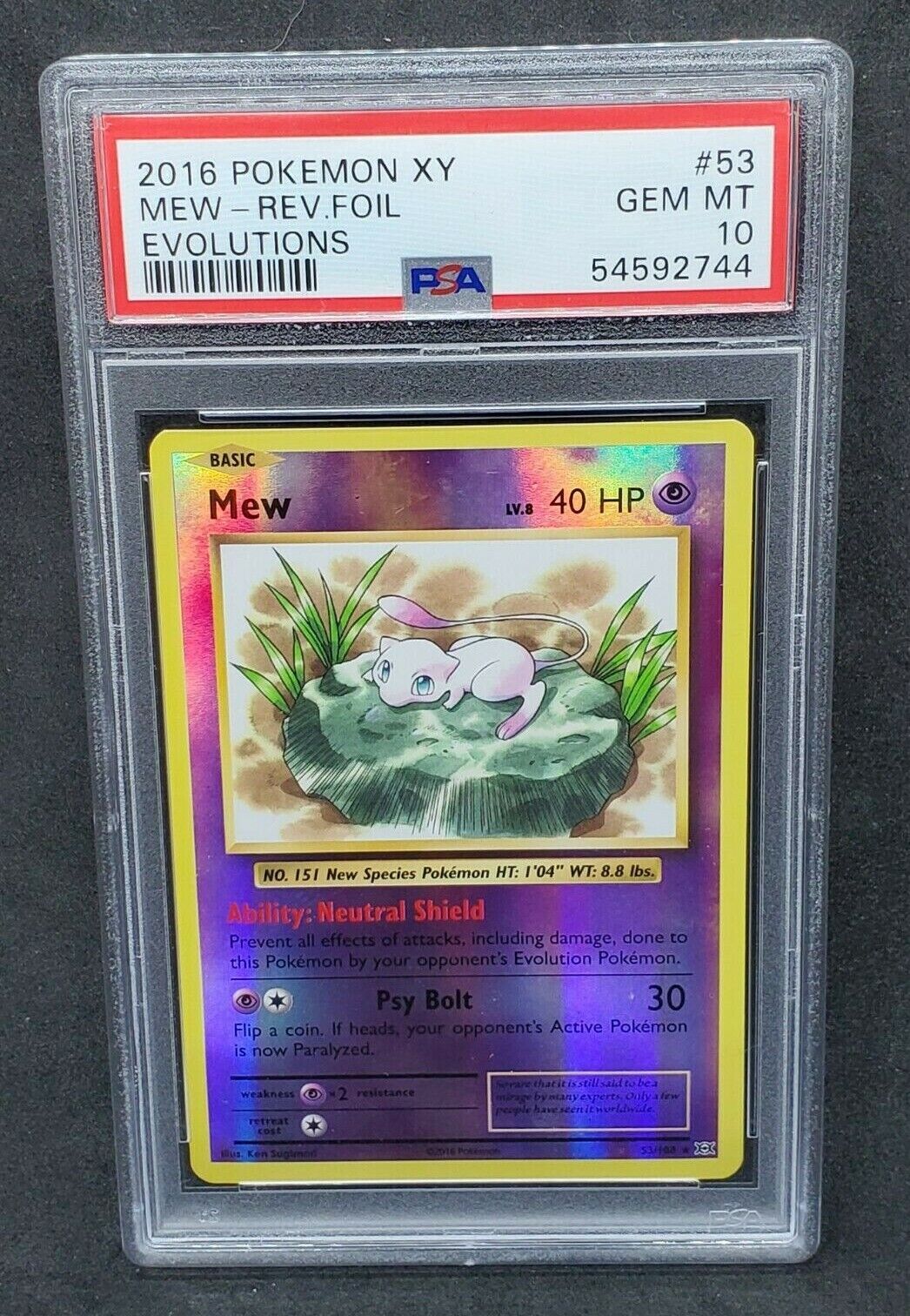 Mavin  PSA 9 POKEMON MELOETTA REVERSE FOIL BOUNDARIES CROSSED MINT BW  77/149 2012 658