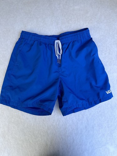 Vans Men's Blue Primary Volley Lined Swim Board Shorts Size Large