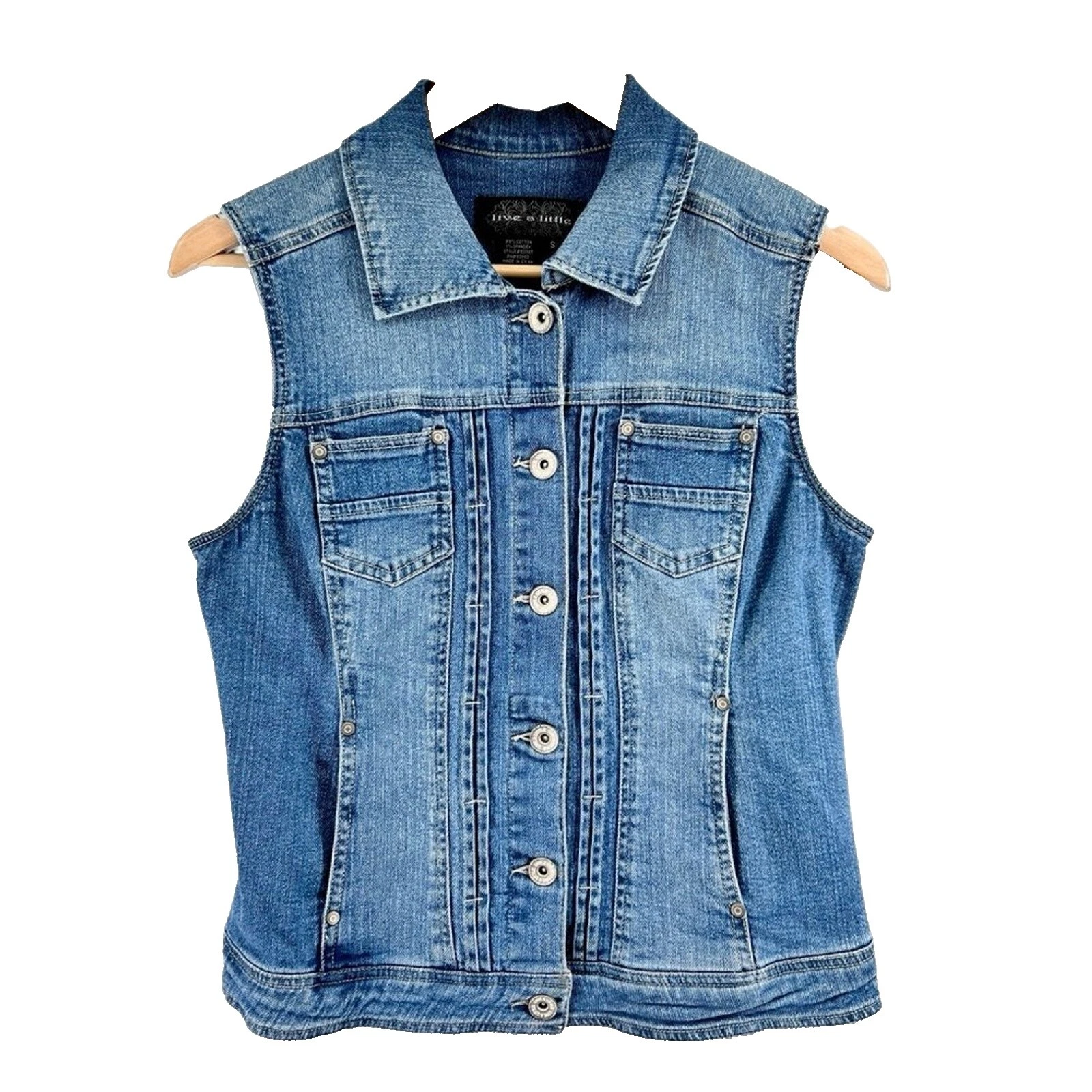 Chalecos Live a Little tamaño regular para De mujer