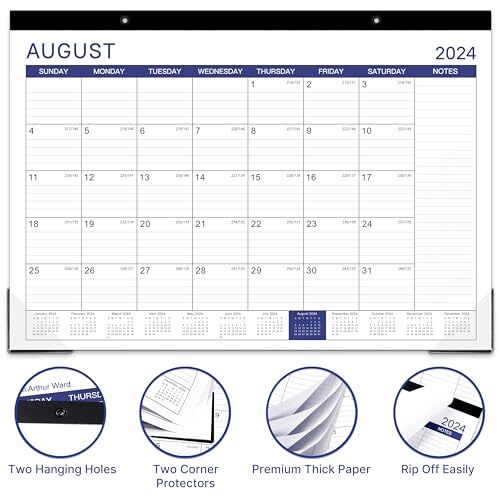 2024-2025 Desk Calendar - Desk Calendar 2024-2025, July 2024 - December 2025, - Picture 4 of 8