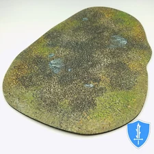 Pond & Pine Needles Mat (dual sided neoprene) - Monster Fight Club D&D Scenery