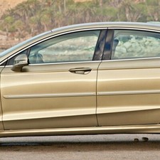 For Ford Fusion 2013-20 Painted Body Side Moldings W Chrome Inserts Cf-fus13