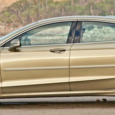 For: Ford Fusion 2013-20 Painted Body Side Moldings w/ Chrome Inserts #CF-FUS13