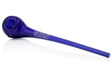 GRAV  Gandalf Glass Hand Pipe Handpipe 8 - 10" Long BLUE