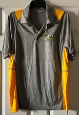 Track Bowling Sport Tek Polo Grey - Size Small