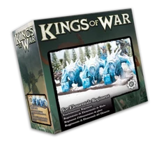 Kings of War Northern Alliance Ice Elemental Regiment Large Infantry D&D DND