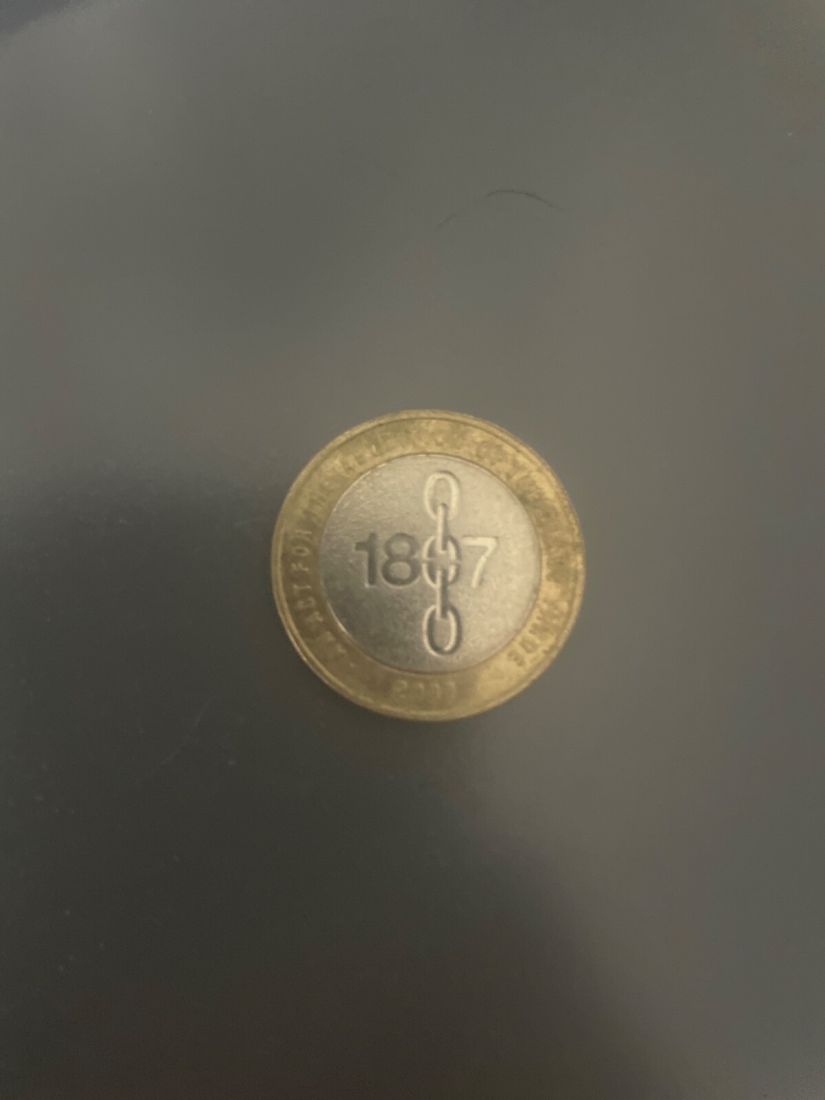 RARE 1807 (2007) £2 pound coin for sale. Excellent Condition ( READ