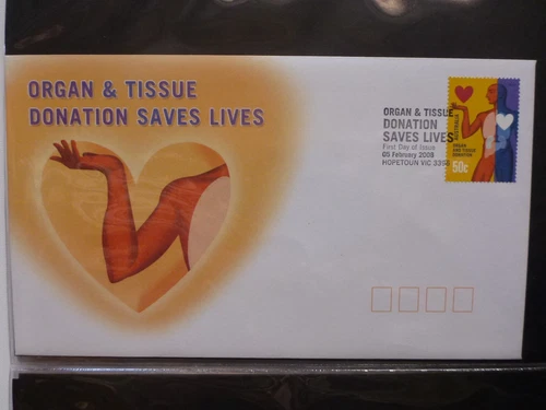 AUSTRALIA 2008 ORGAN DONATION FIRST DAY COVER
