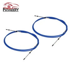 2PCS 10FT For YAMAHA Control Lever Universal Throttle Shift Control Cable 33C