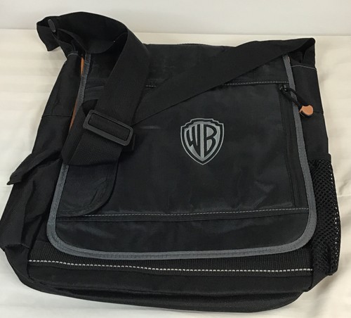 Warner Brothers Studio (WB) tablet laptop black Bag 16” X 15” NEW with handle - Picture 7 of 7