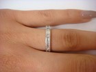Engraved Platinum Eternity Band With Baguette & Princess Cut Diamonds 1.70Ct Tw
