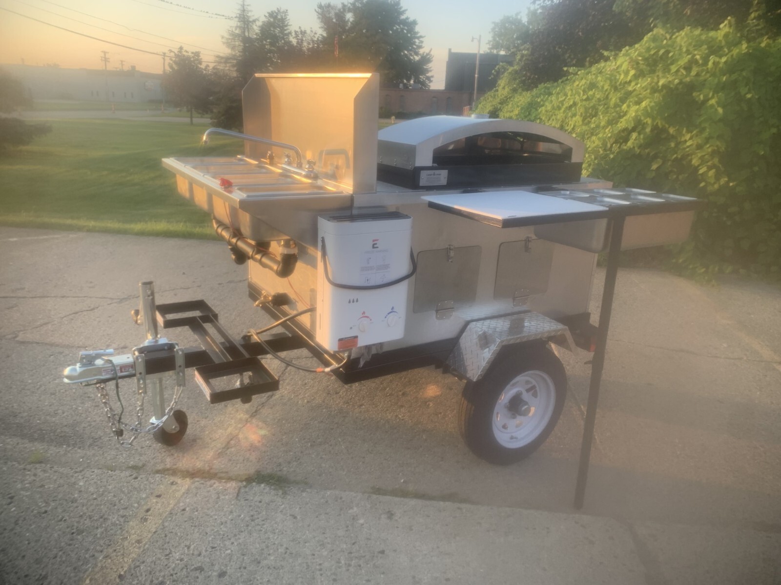 Cart Catering Trailer Kiosk