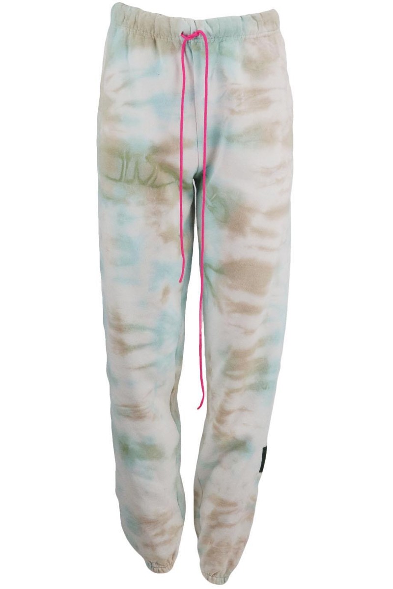 DANZY TIE DYED COTTON BLEND JERSEY TRACK PANTS SMALL Australia