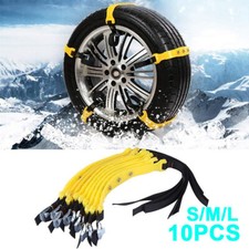 10x Universal Auto Schnee Reifen Anti-Rutsch Rad Ketten Sicherheitskette für DE