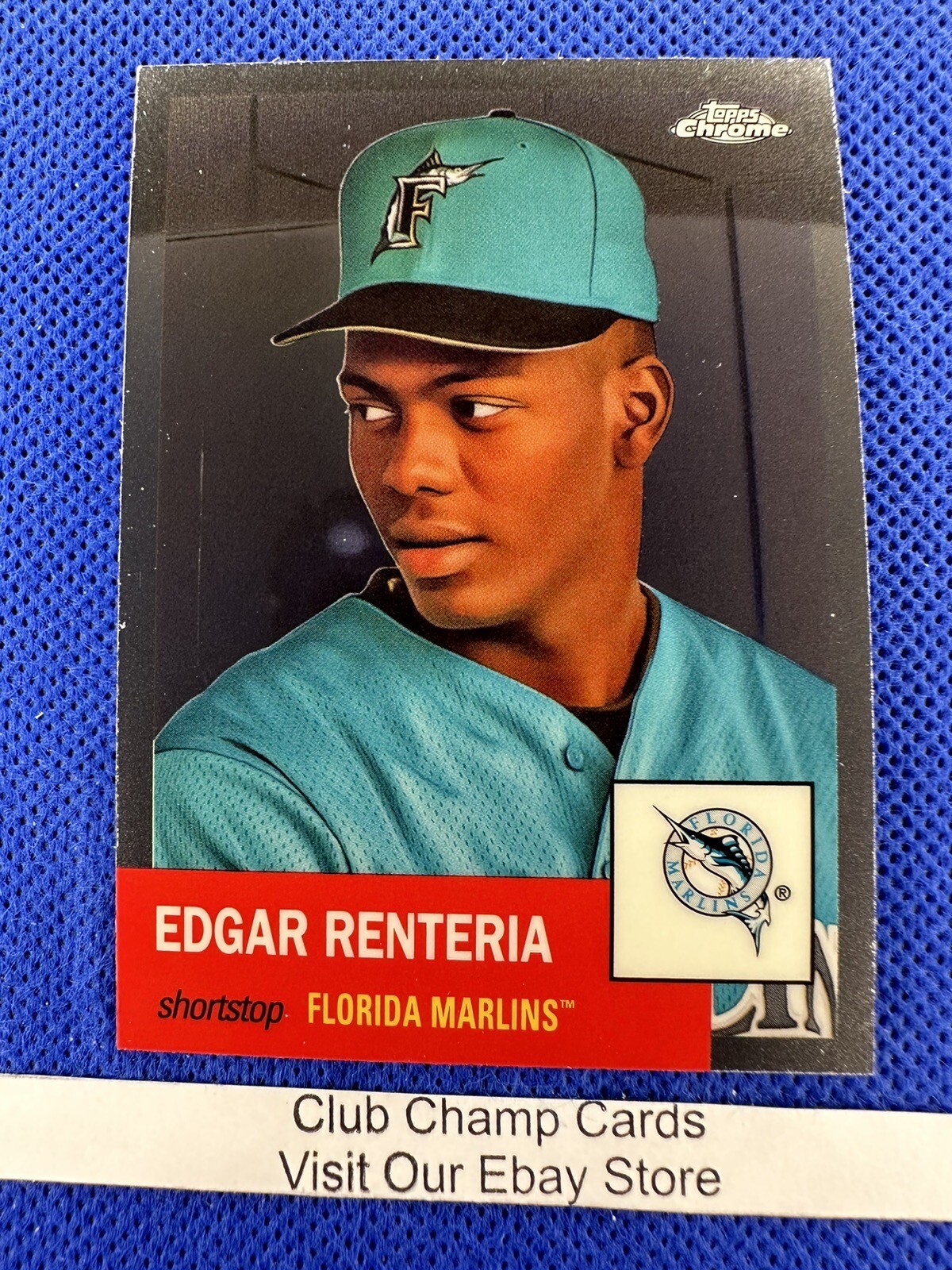 2022 #407 Edgar Renteria Topps Chrome Platinum Florida Marlins | eBay