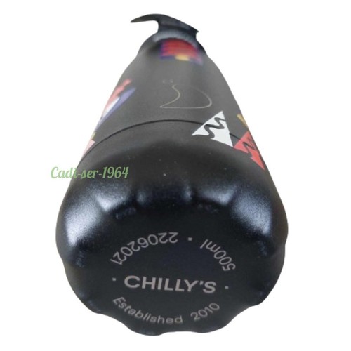 Chilly's Bottle Marco Oggian Fantasy Water Bottle 500ml Leak Proof Screw Top NEW - Picture 21 of 24