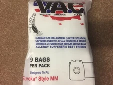 9 cloth HEPA H10 Eureka Mighty Mite MM vacuum bag 5 Layer filtration 3670 3680
