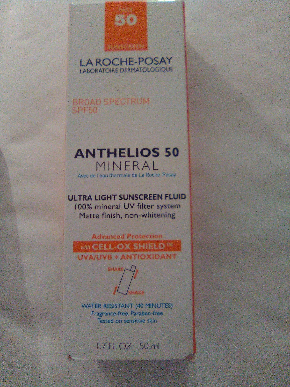 avene ultra light sunscreen