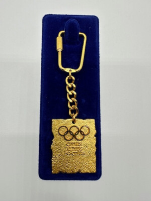 Olympia Schlüsselanhänger IOC key chain Bertoni Olympic Committee Rings Logo