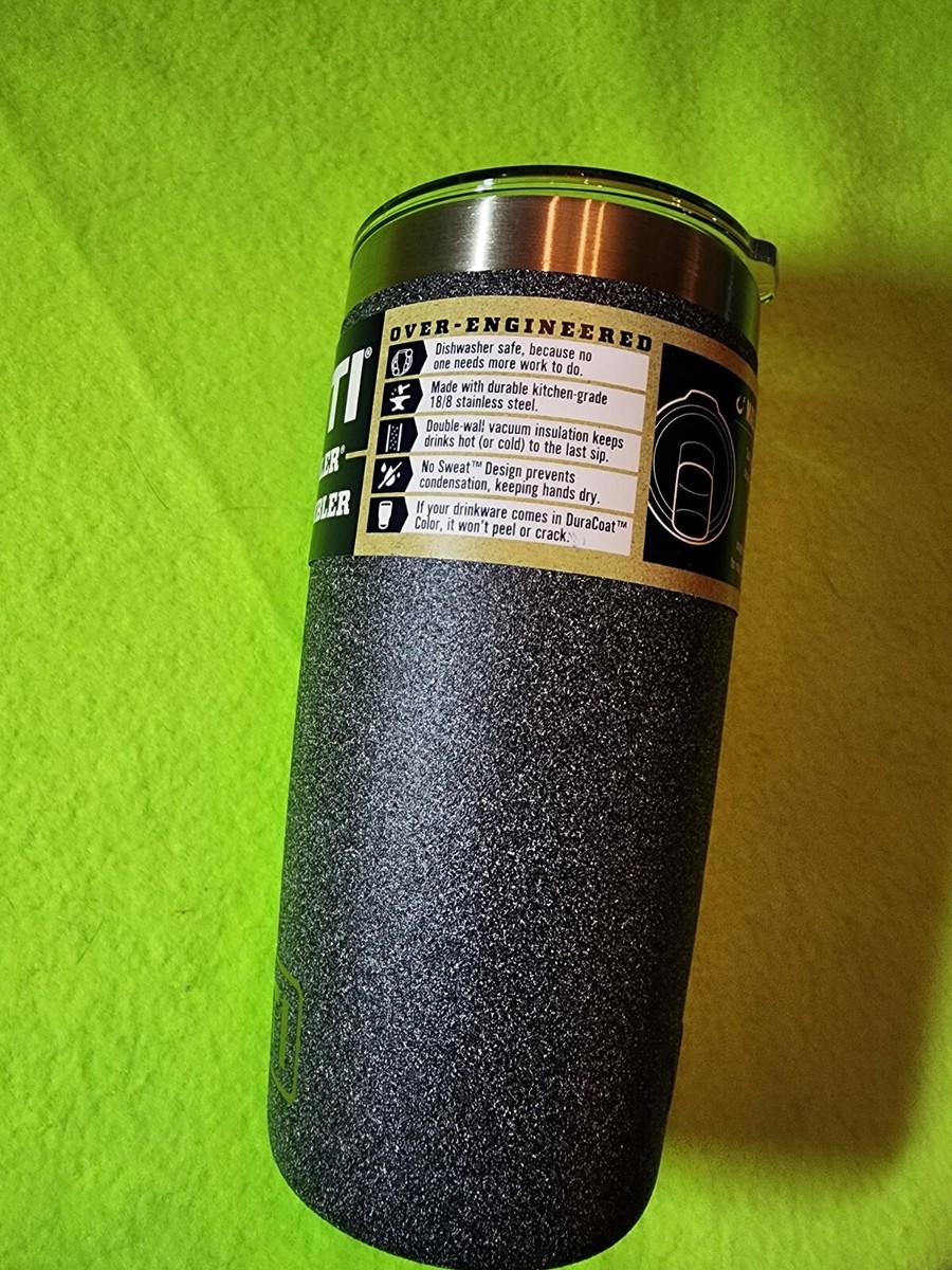 Yeti Rambler 10 oz Tumbler Black Stone, W/Mag Slider. Extremely