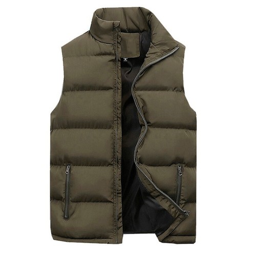 Mens Winter Body Warmer Gillet Waistcoat Padded Quilted Sleeveless Coat Tank Top - Picture 4 of 18