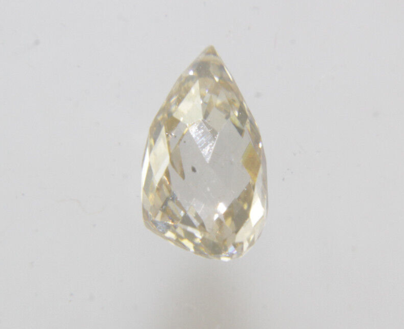 CTS NATURAL REAL CHAMPAGNE COLOR DIAMOND BRIOLETTE BEAD