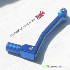 Blau Universal Motorrad Schalthebel Aluminiumlegierung klappbar Schalthebel