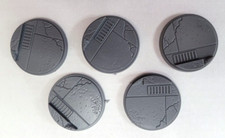 35mm bases Marvel Crisis Protocol 5x City Streets w/ Small grates Necromunda
