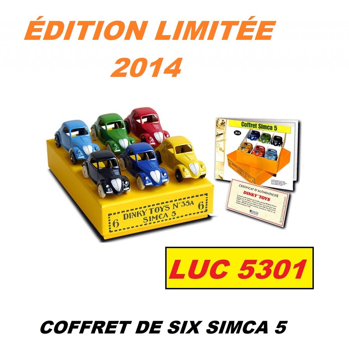 COFFRET DINKY TOYS Editions Atlas Simca 5 N°6 EUR 15,00 - FR