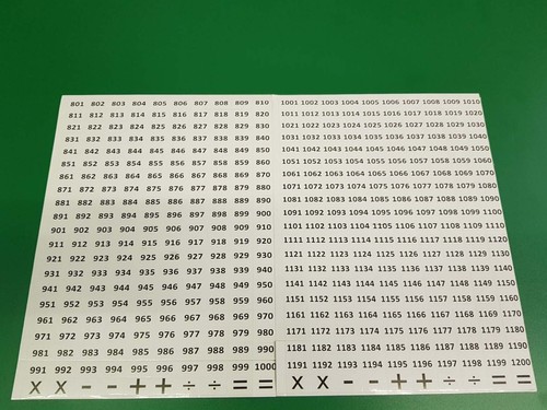 Pegatinas de número autoadhesivas despegadas etiquetas de numeración secuencial consecutivas - Imagen 4 de 14