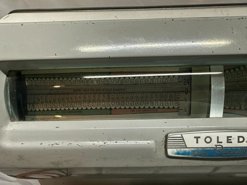 Vintage Toledo Retailer Model 1051-A Mercantile Scale Countertop Display 24LB - Picture 4 of 10