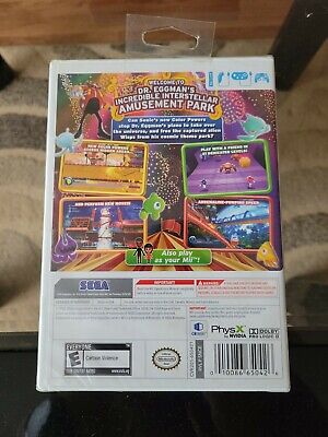 Sonic Colors Nintendo Wii 2010 Vidoe Game DISC ONLY sega Dr. Eggman  platformer