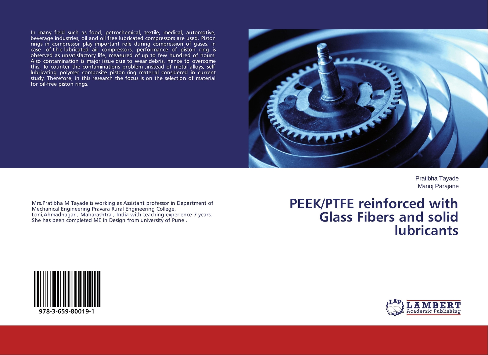 Thumbnail - Pratibha Tayade (u. A.) | Peek/ptfe Reinforced With Glass Fibers And