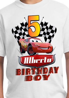 Cars Birthday Shirt / Lightning McQueen Birthday Shirt / Cars Party Supplies | eBay