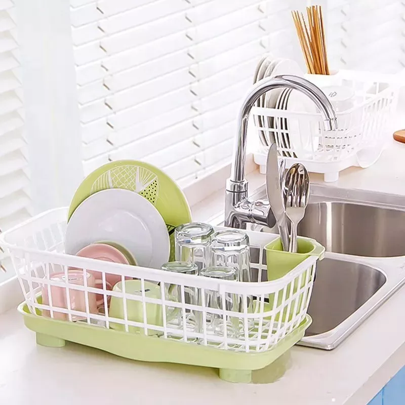 Kitchen Sink Dish Drying Rack Drainer Washing Holder Basket Kitchen  Accessories