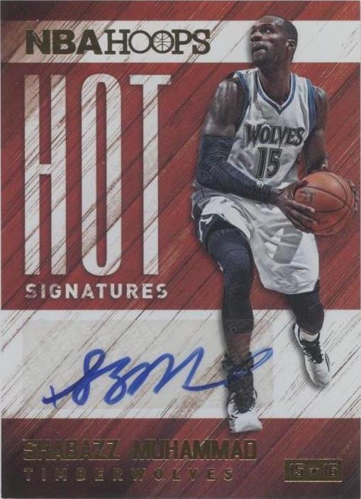 2015-16 Panini NBA Hoops - Shabazz Muhammad #HS-SM - 1 of 1
