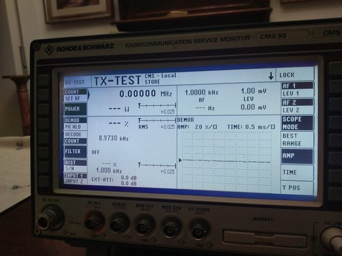 Rohde & Schwarz CMS-50 Radiocommunication test set - Zdjęcie 10 z 11