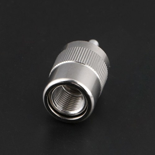 UHF Male PL259 Plug Solder RG8 RG213 LMR400 7D-FB Cable Connector Silver - Zdjęcie 5 z 7
