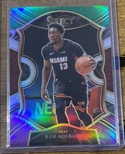 Bam Adebayo 2020-21 Panini Select Green White Purple Prizm