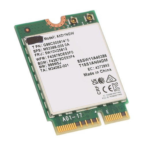 M.2 Network Card AX211NGW M.2 KEY E CNVio 2 Triple Frequency 802.11ac BT5.2 GHB - Afbeelding 6 van 22