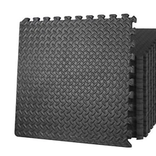 24/48/72/96 Tiles Puzzle Exercise Mat Interlocking 3/4''Thick Foam Floor Gym Mat