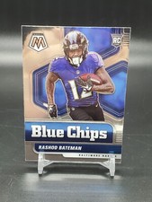 2021 Mosaic Blue Chips Rookie - Rashod Bateman - 9 - Ravens