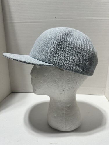 Chanel Unisex Blue Airlines Tweed Gorra Gorra de Béisbol Brillo Logo Algodón 20"-23" - Imagen 4 de 15