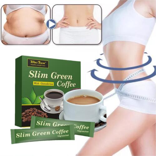 Slim Green Coffee with Ganoderma Control Weight Detox New Tea Green Coffee I3A8 - Picture 2 of 11
