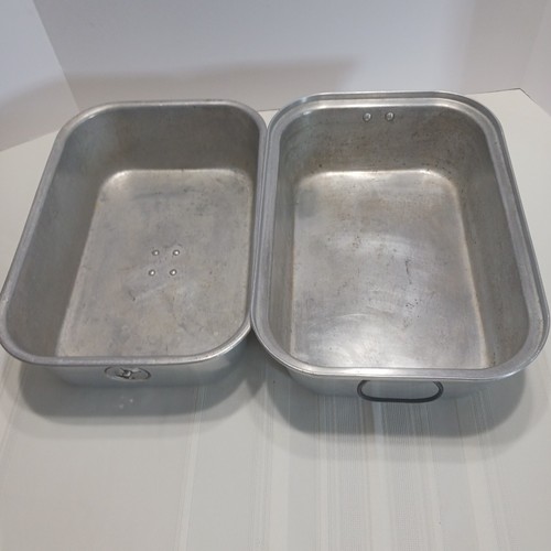 Vintage WEAR-EVER USA No. 324 Aluminum Roaster Pan 14x10x8 - Picture 7 of 9