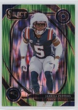 2024 Panini Select Club Level Neon Green Shock Prizm /499 Jabrill Peppers 1cx3