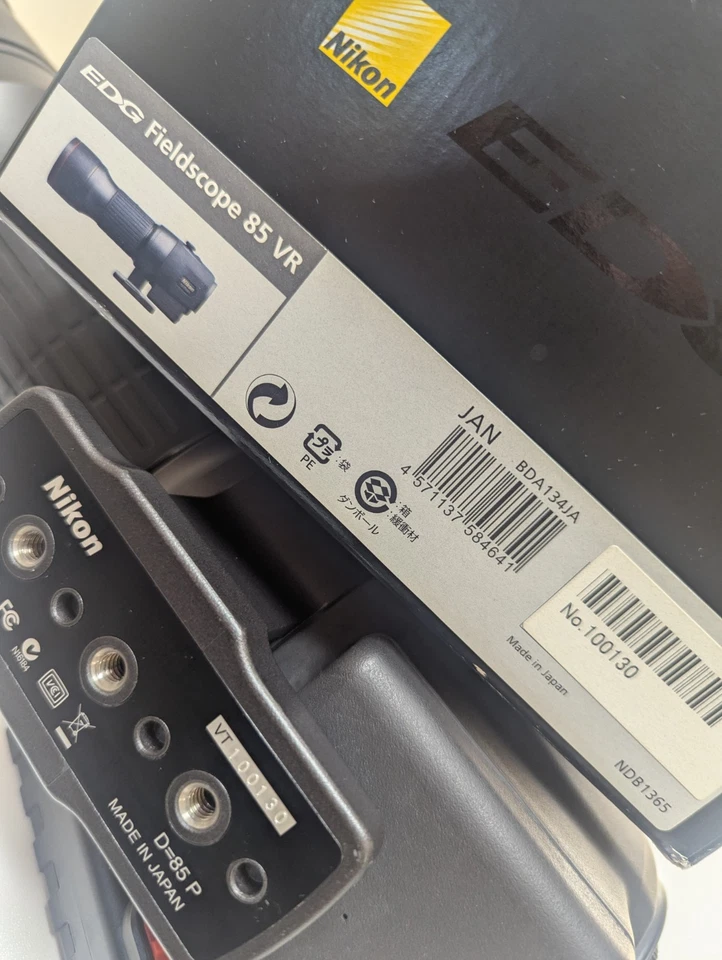 [Mint in Box] Nikon EDG 85 VR Fieldscope FEP-38W 38x Eyepiece From Japan 6263 - Image 2 of 4